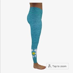 Aksels Colorado leggings in Teal